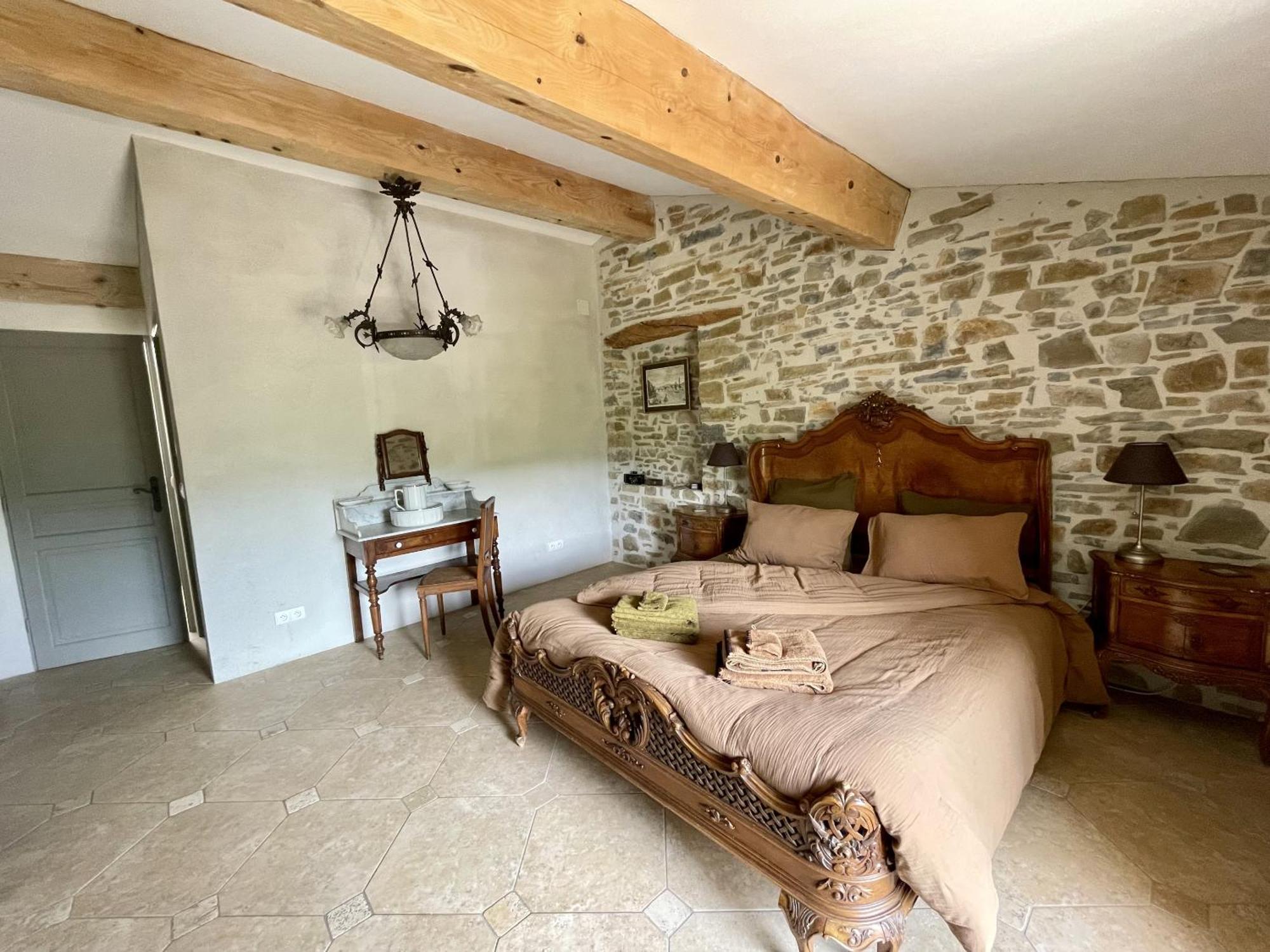 Le Domaine De La Tuilerie - Gite De Charme En Bord De Riviere Avec Piscine Servies-en-Val Kamer foto